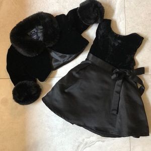 6-9mos Black Holiday Dress